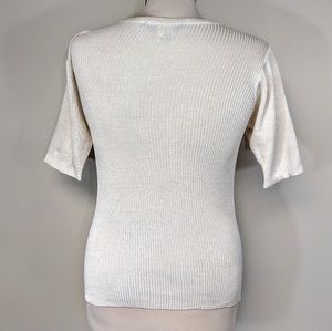 hannah rose Sweaters - Silk Rib Knit Sweater hannah rose Sweaters - Silk Rib Knit Sweater